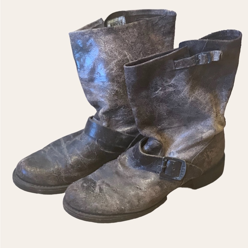 Frye “Veronica Shortie”  size 9.5 B-Medium Chocolate Vintage Leather